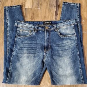 VICTORIOUS MEN SIZE 34x32 STRAIGHT DARK WASH DENIM